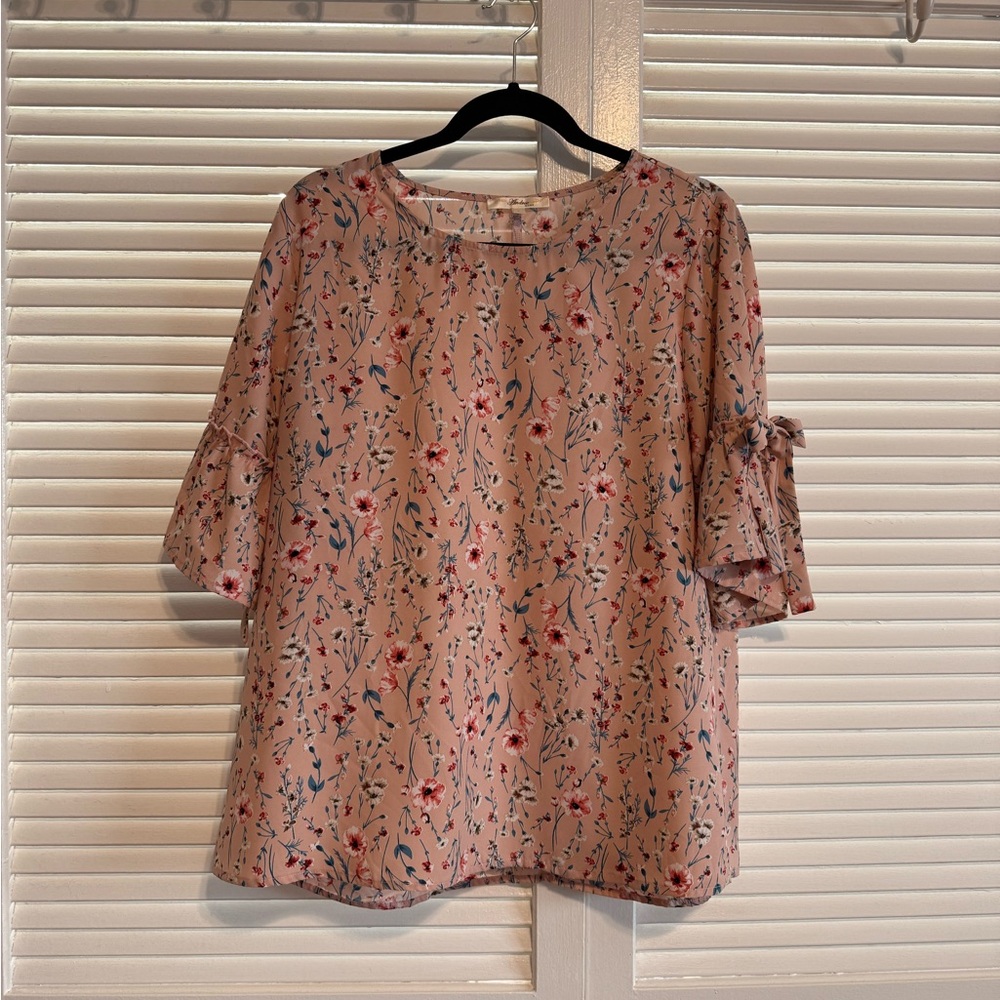 Floral Pink Women's Top